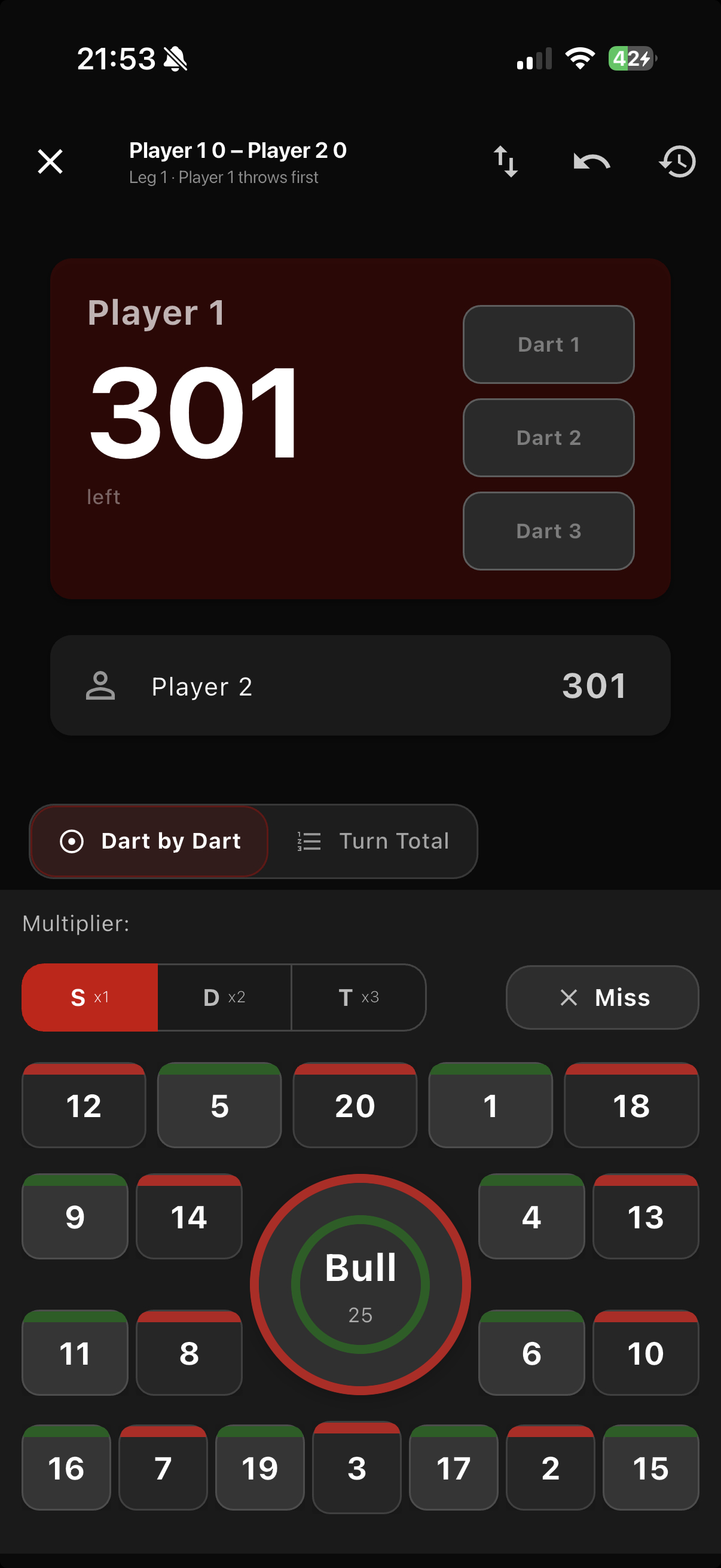 Scoring Screen